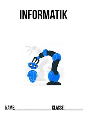 Deckblatt Klasse 10 für Informatik