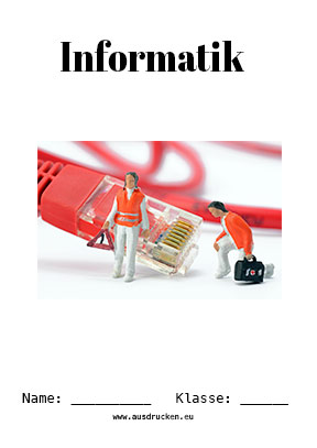 Deckblatt Netzwerke für Informatik