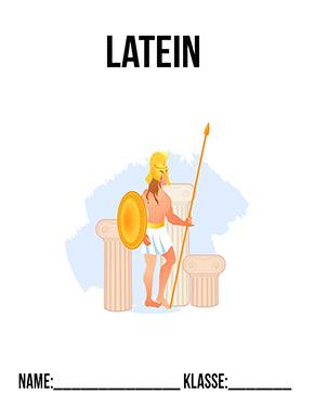 Deckblatt Klasse 8 für Latein