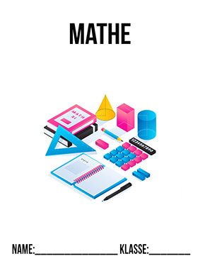 Deckblatt Hefter für Mathe