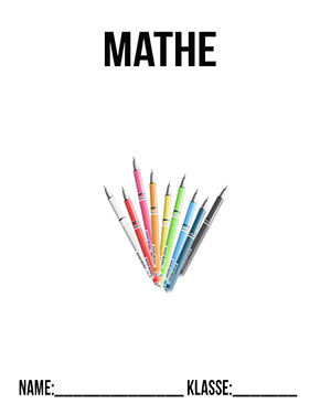 Deckblatt Klasse 7 für Mathe