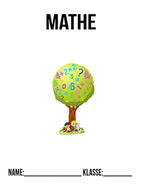 Deckblatt Klasse 2 für Mathe