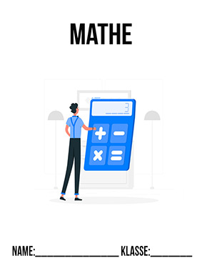 Deckblatt Klasse 6 für Mathe