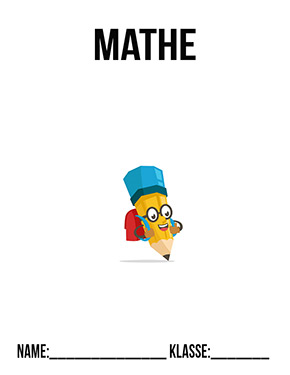 Deckblatt Klasse 4 für Mathematik