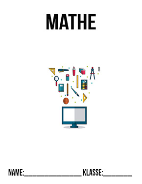 Deckblatt Mathematik Klasse 8 | Mathematik Deckblätter