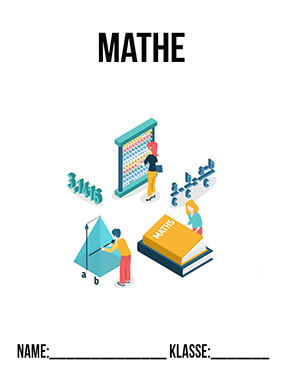 Deckblatt Mathematikhefter für Mathematik