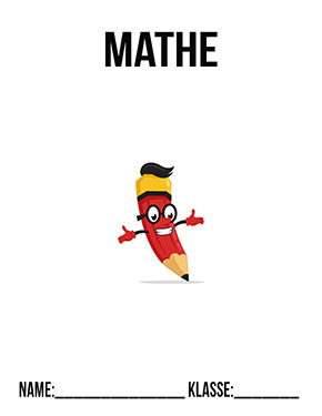 Deckblatt Klasse 3 für Mathematik
