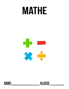 Deckblatt Rechenzeichen für Mathematik