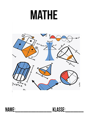 Deckblatt Portfolio für Mathematik