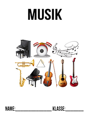 Deckblatt Instrumente für Musik