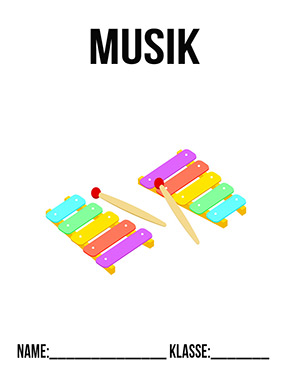 Deckblatt Musik Kindergarten / Musik Deckblätter