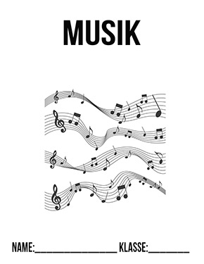 Deckblatt Klasse 6 für Musik
