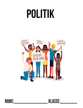 Deckblatt Klasse 6 für Politik