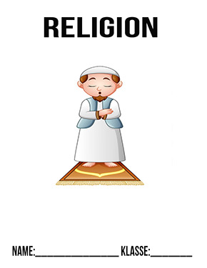 Deckblatt Moslem Betet für Religion