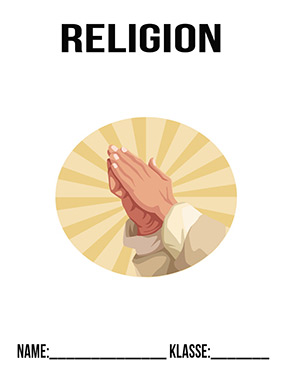 Deckblatt Betende Hände für Religion