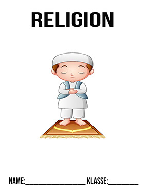 Deckblatt Betender Moslem für Religion