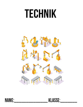 Deckblatt Klasse 8 für Technik