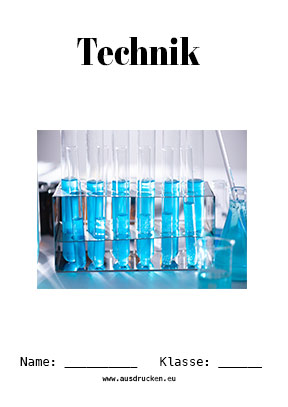 Deckblatt Technik Und Naturwissenschaften für Technik