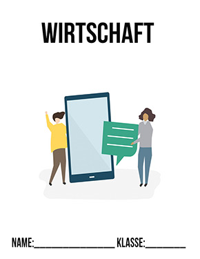 Deckblatt Handy für Wirtschaft