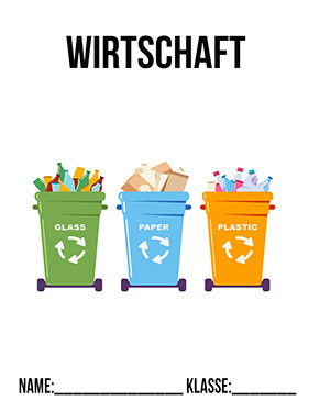 Deckblatt Recycling für Wirtschaft