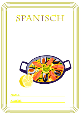Deckblatt Spanisch ausdrucken