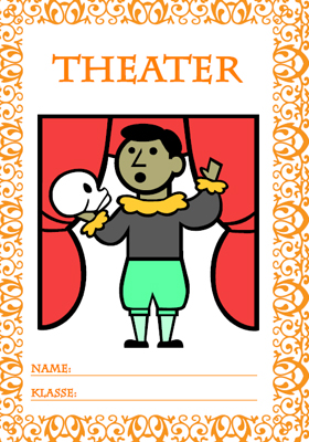 Theater als kostenloses Ausmalbild
