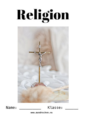 Religion Deckblatt Kreuz