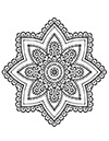 Mandala Blume zum ausdrucken