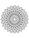 Mandala Blumenmuster zum ausdrucken