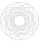 Quadrat Mandala zum ausdrucken