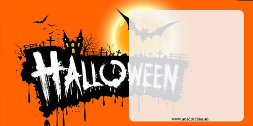 Halloween Karten Erstellen Und Ausdrucken