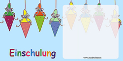 Karten zur Einschulung